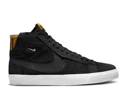 Nike: Чёрные кроссовки  Blazer Mid Premium