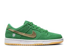 Nike: Зелёные кроссовки  Dunk Low