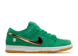 Nike: Зелёные кроссовки  Dunk Low