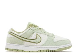 Nike: Зелёные кроссовки Dunk Low SE