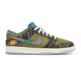 Nike: Зелёные кроссовки  Dunk Low