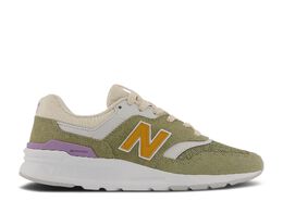 New Balance: Золотые кроссовки  997H