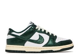 Nike: Зелёные кроссовки Dunk Low