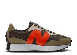 New Balance: Оранжевые кроссовки  327