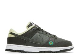 Nike: Зелёные кроссовки  Dunk Low