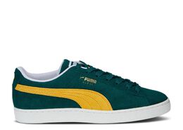 PUMA: Зелёные кроссовки  Suede