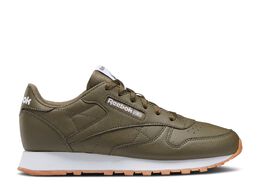 Reebok: Зелёные кроссовки  Classic Leather