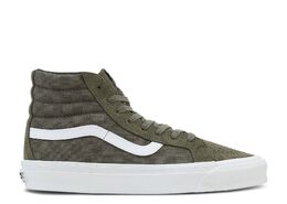 Vans: Зелёные кроссовки  SK8-Hi LX