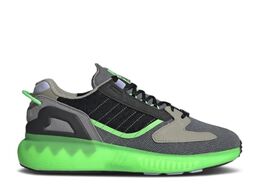 Adidas: Зелёные кроссовки  ZX-5000