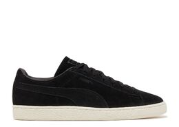 PUMA: Чёрные кроссовки  Suede Classic