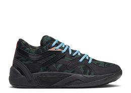 PUMA: Чёрные кроссовки 