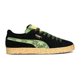 PUMA: Чёрные кроссовки  Suede