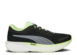 PUMA: Чёрные кроссовки  Deviate Nitro