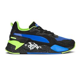 PUMA: Чёрные кроссовки  RS-X