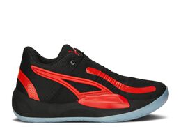 PUMA: Чёрные кроссовки 
