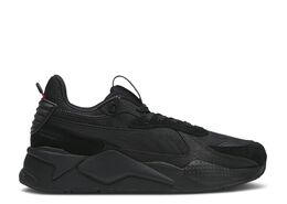 PUMA: Чёрные кроссовки  RS-X