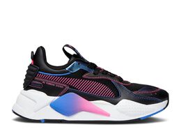 PUMA: Чёрные кроссовки  RS-X