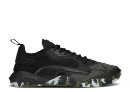 PUMA: Чёрные кроссовки 
