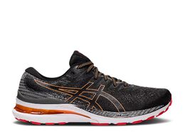 Asics: Чёрные кроссовки  Gel-Kayano 28