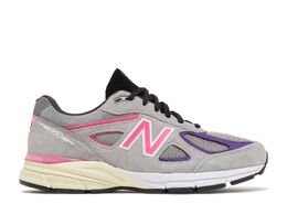 New Balance: Серые кроссовки 