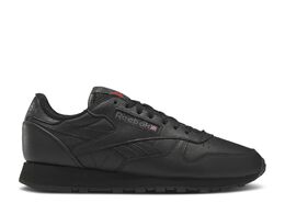 Reebok: Чёрные кроссовки  Classic Leather