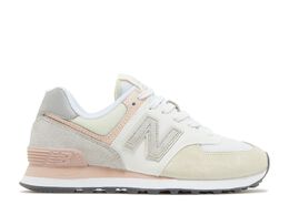 New Balance: Розовые кроссовки  574