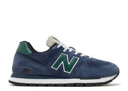 New Balance: Синие кроссовки  574