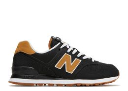 New Balance: Чёрные кроссовки  574
