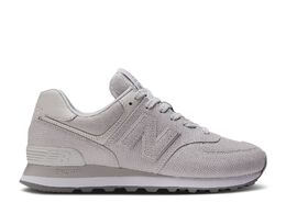 New Balance: Серые кроссовки  574