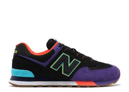 New Balance: Чёрные кроссовки  574