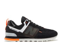 New Balance: Чёрные кроссовки  574