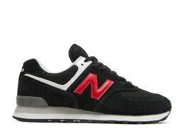 New Balance: Чёрные кроссовки  574