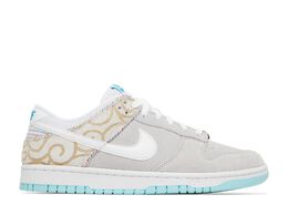 Nike: Серые кроссовки  Dunk Low SE