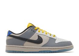 Nike: Серые кроссовки  Dunk Low