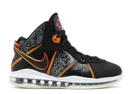 Nike: Чёрные кроссовки  Lebron 8