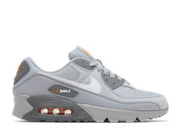 Nike: Серые кроссовки Air Max 90