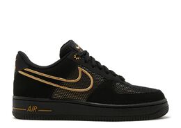 Nike: Чёрные кроссовки  Air Force 1 Low