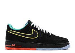 Nike: Чёрные кроссовки  Air Force 1