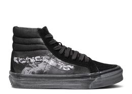 Vans: Чёрные кроссовки  SK8-Hi LX