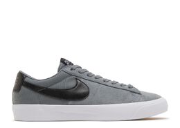 Nike: Серые кроссовки  Zoom Blazer