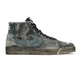 Nike: Чёрные кроссовки  Blazer Mid Premium