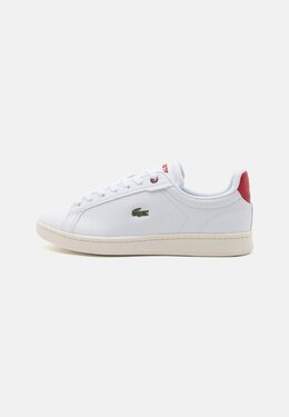 Lacoste: Белые кроссовки  Red