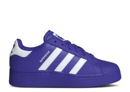 Adidas: Фиолетовые кроссовки  Superstar