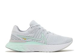 Nike: Серые кроссовки  React Infinity Run Flyknit