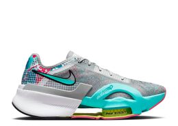 Nike: Серые кроссовки  Air Zoom