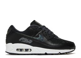 Nike: Чёрные кроссовки  Air Max 90