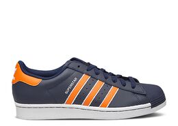 Adidas: Оранжевые кроссовки  Superstar