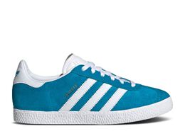 Adidas: Голубые кроссовки  Gazelle