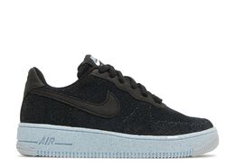 Nike: Чёрные кроссовки  Air Force 1 Crater Flyknit