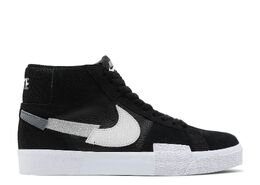 Nike: Чёрные кроссовки  Blazer Mid Premium